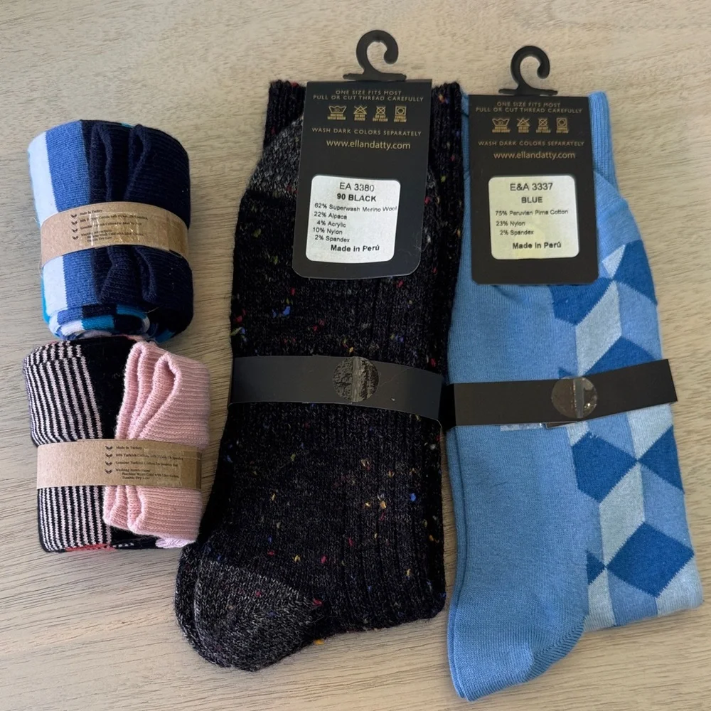 Men's Colorful Casual Socks Set - New